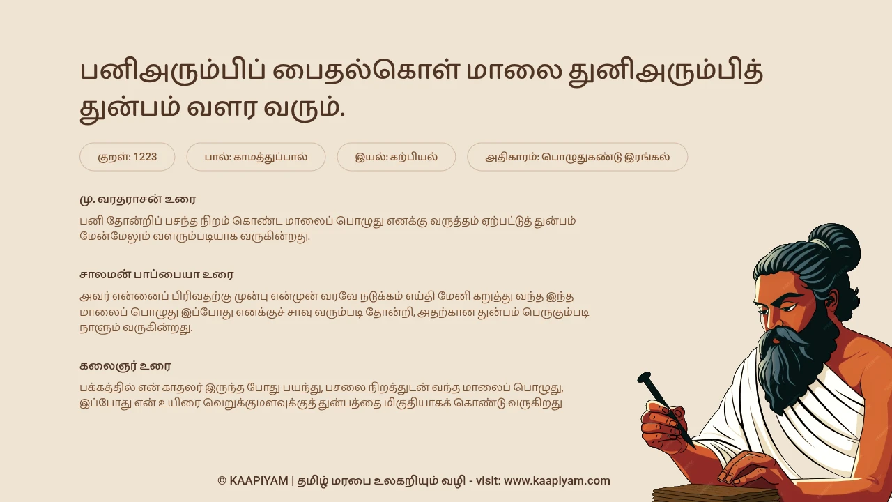 Thirukkural Verse 1223