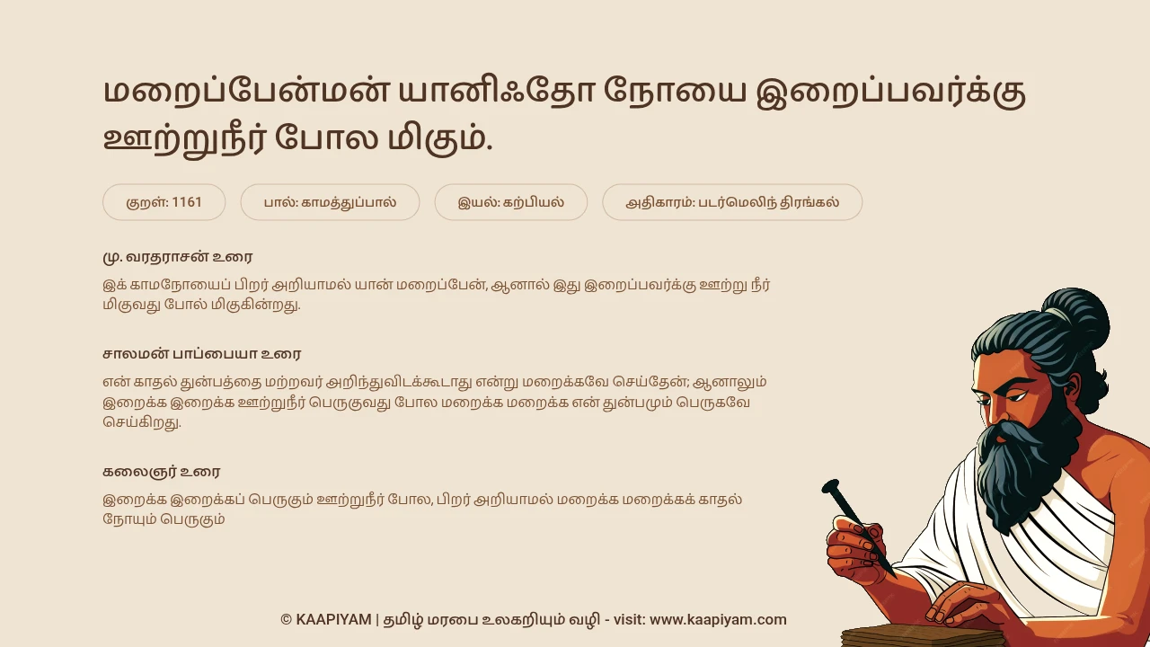 Thirukkural Verse 1161