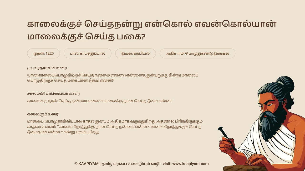 Thirukkural Verse 1225