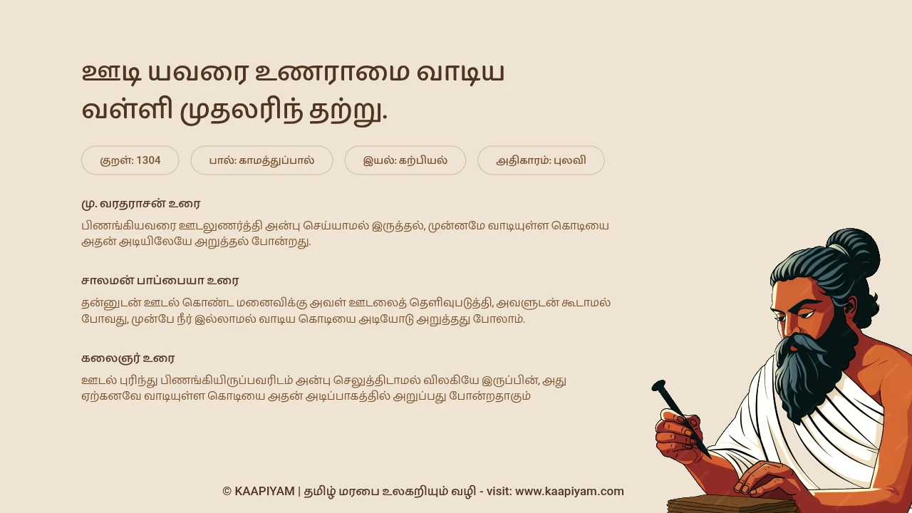 Thirukkural Verse 1304